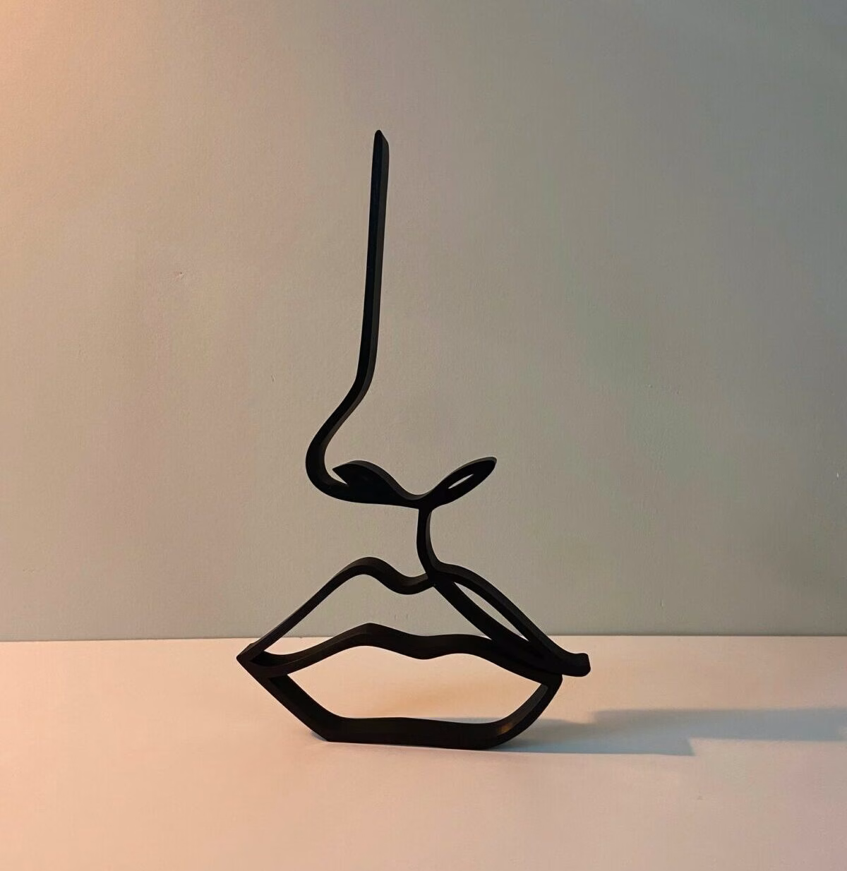 Lijnkunst Design Neus en Mond