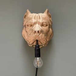Amerikaanse Bulldog Wandlamp - Afbeelding 4