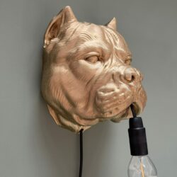 Amerikaanse Bulldog Wandlamp - Afbeelding 3