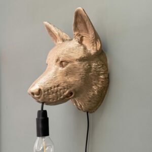 Duitse Herder Wandlamp