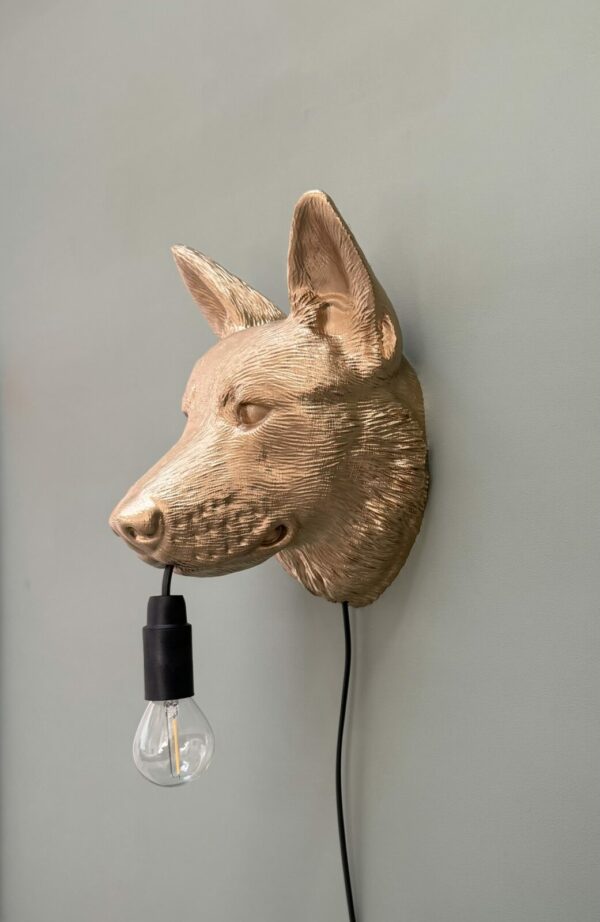 Duitse Herder Wandlamp