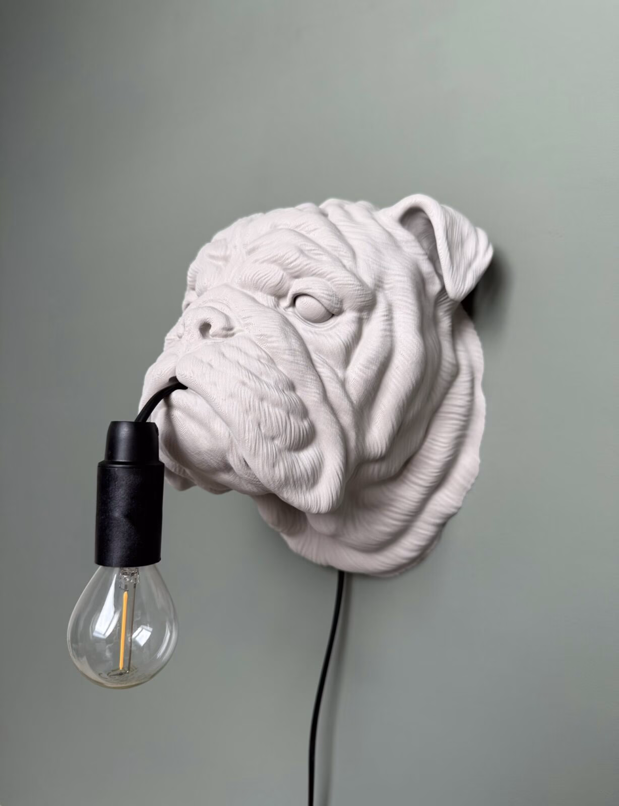 Engelse Bulldog Wandlamp