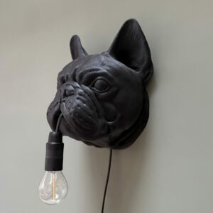 Franse Bulldog Wandlamp