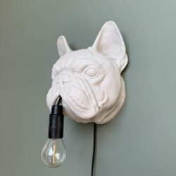 Franse Bulldog Wandlamp - Afbeelding 3