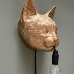 Katten Kop Wandlamp - Afbeelding 5