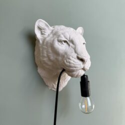 Leopart Panter kop wandlamp - Afbeelding 2