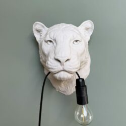 Leopart Panter kop wandlamp - Afbeelding 3