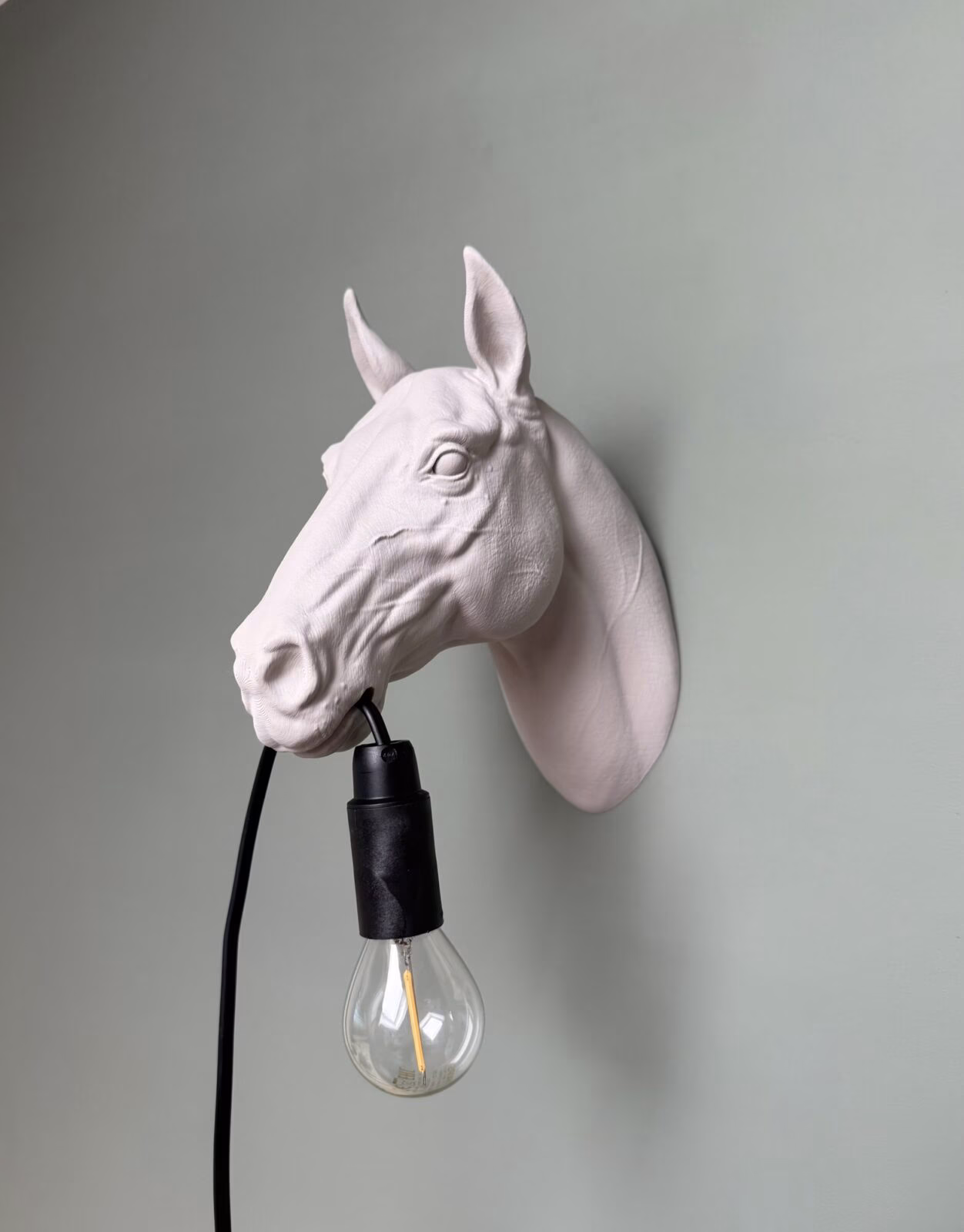 Paardenkop Wandlamp