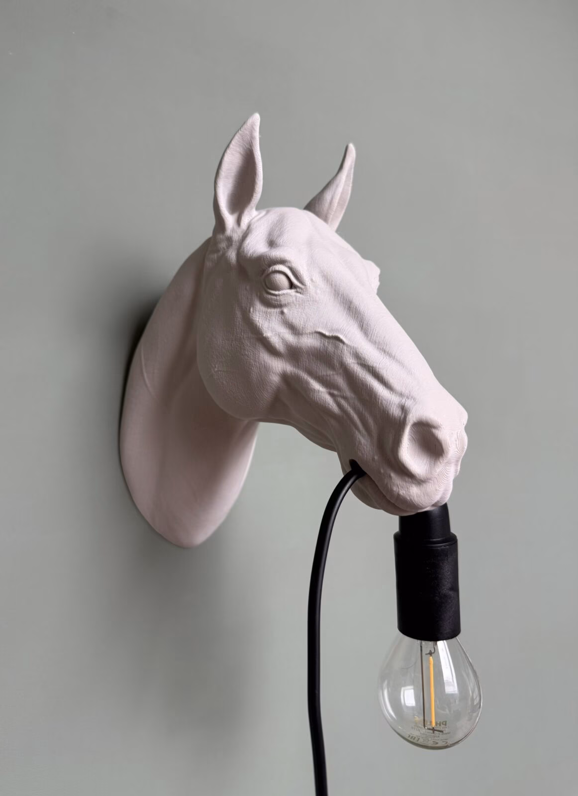 Paardenkop Wandlamp - Afbeelding 3