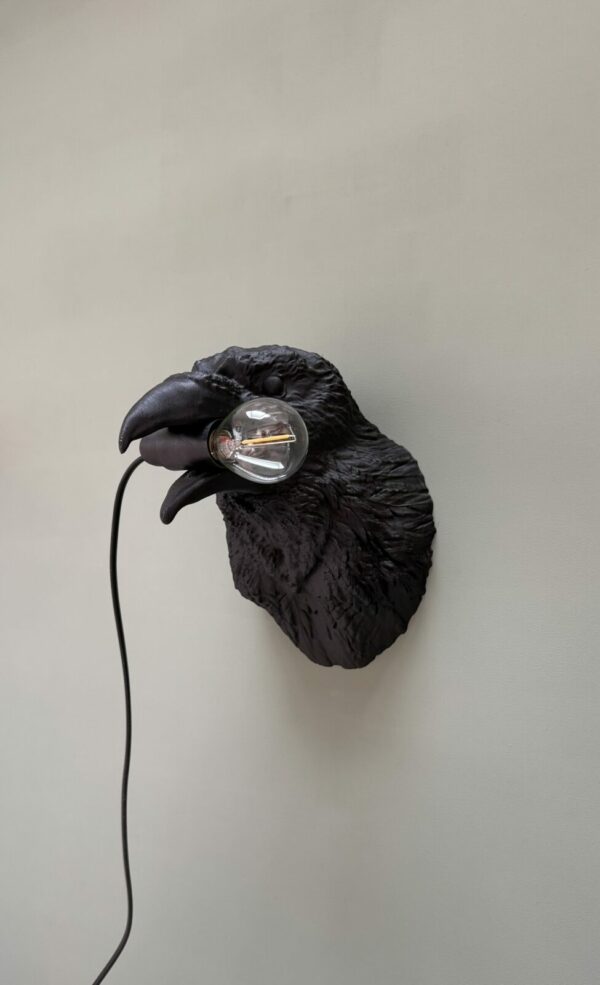 Raaf wandlamp