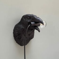 Raaf wandlamp - Afbeelding 2