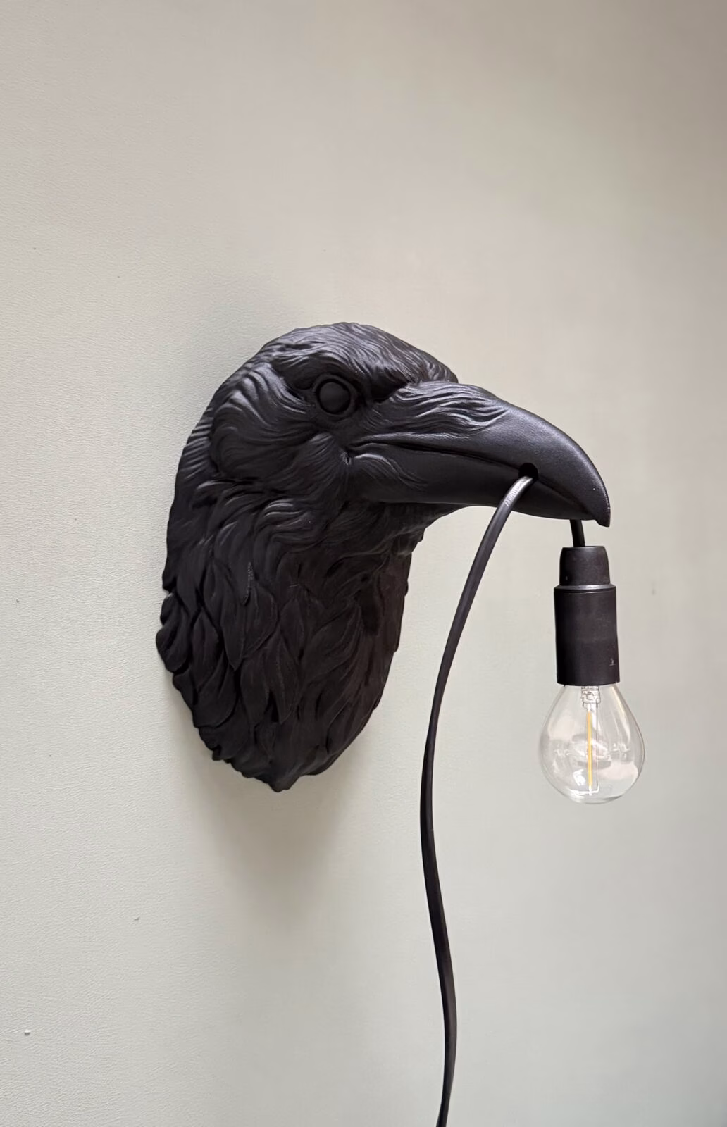 Raaf wandlamp - Afbeelding 4
