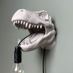 T-Rex Kop Wandlamp