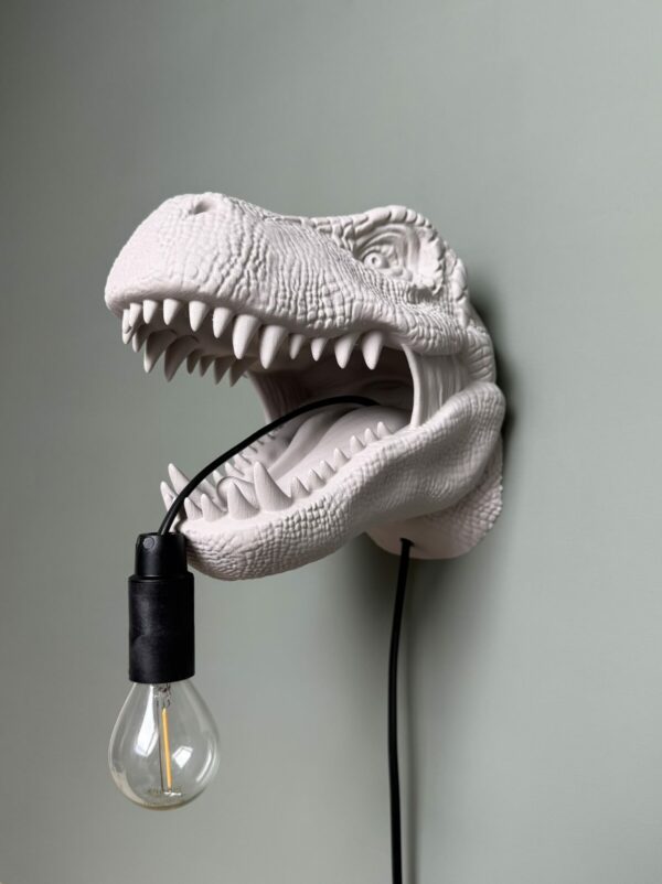 T-Rex Kop Wandlamp