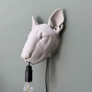 Bull Terrier Wandlamp