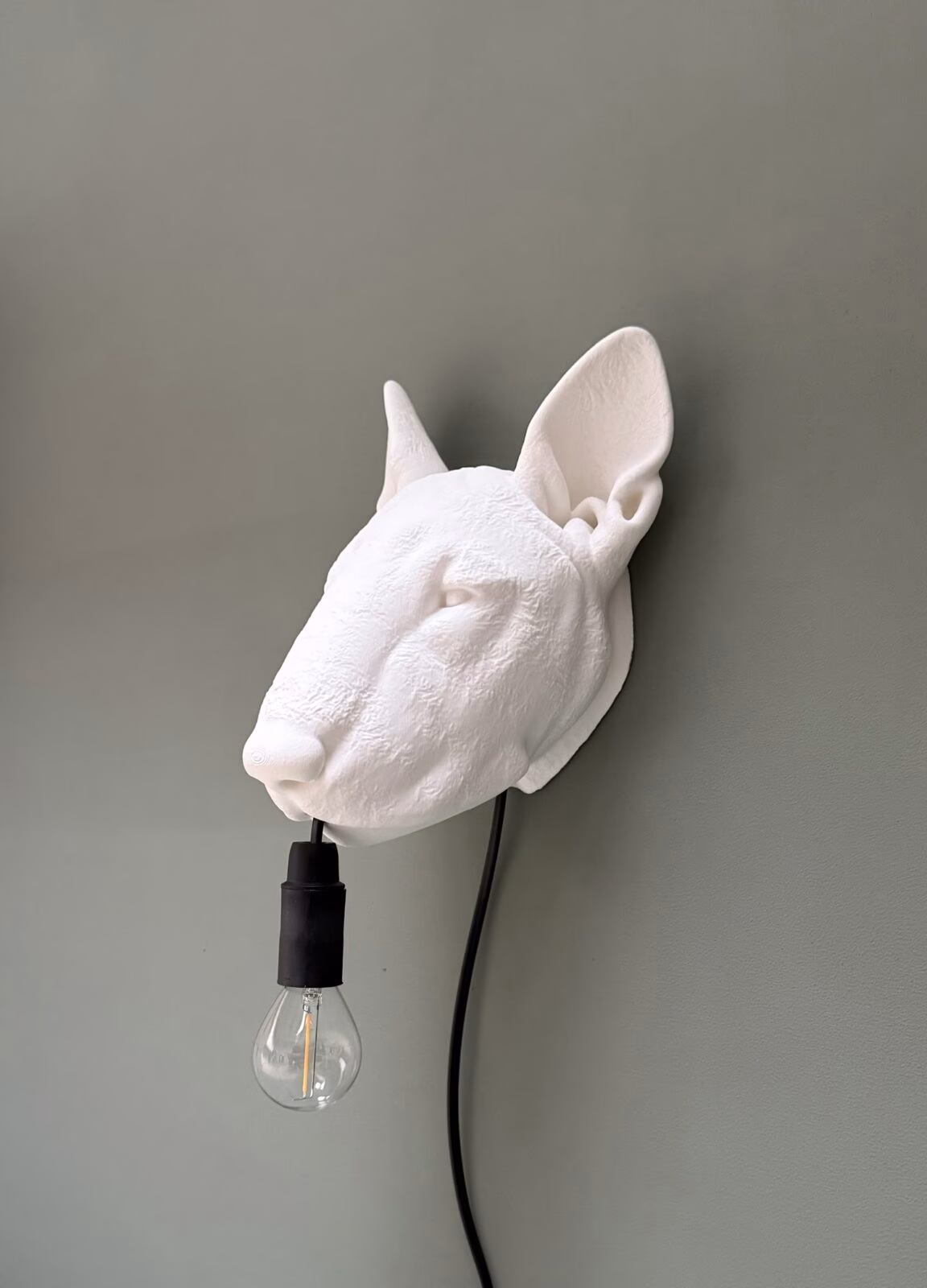 Bull Terrier Wandlamp - Afbeelding 5