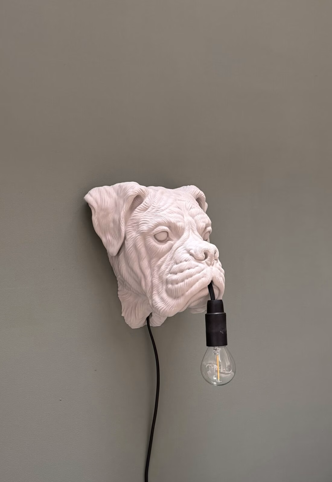 Duitse Boxer wandlamp - Afbeelding 3