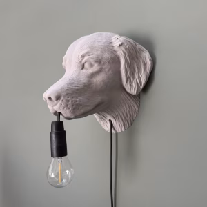 Golden Retriever Wandlamp